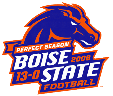 Boise State Broncos 2006 Special Event Logo iron on transfers for T-shirts